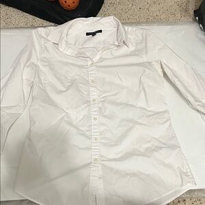 Banana Republic Riley White Button Down Shirt